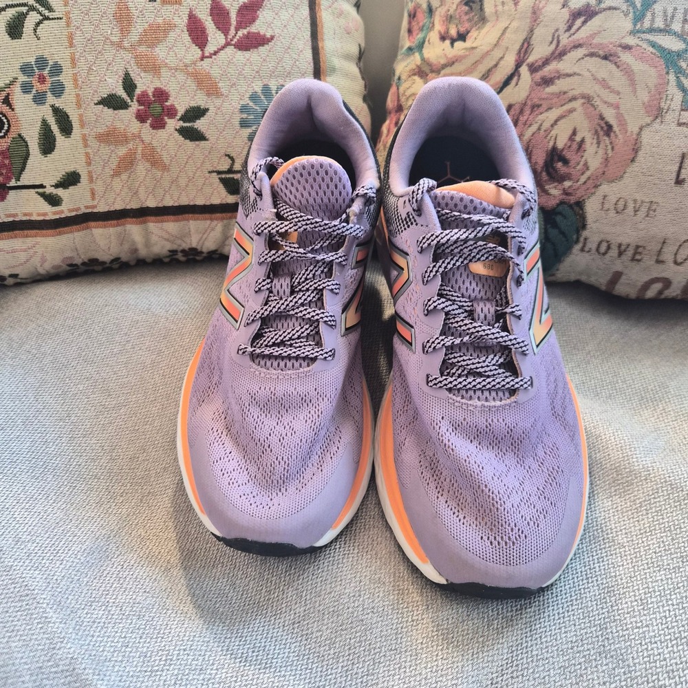 New Balance Fresh Foam 680 v7 Womens 8B Raw Amethyst Runningcore Sporty Chic
